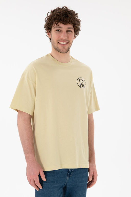 Erkek Oversize Fit Bisiklet Yaka A__k Haki Ti__rt Sepette S_rpriz _ndirim - U.s. polo assn фото 2