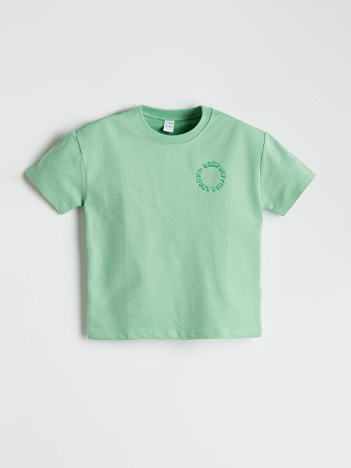 Bask?l? Erkek ?ocuk Ti??rt ve ?ort 2li