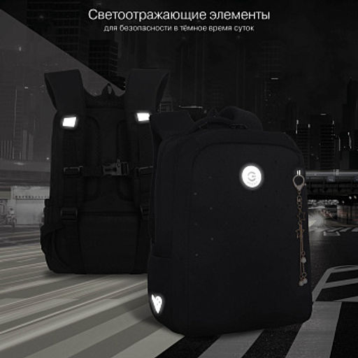 RG-666-3 Рюкзак школьный с обвесом - Grizzly фото 36