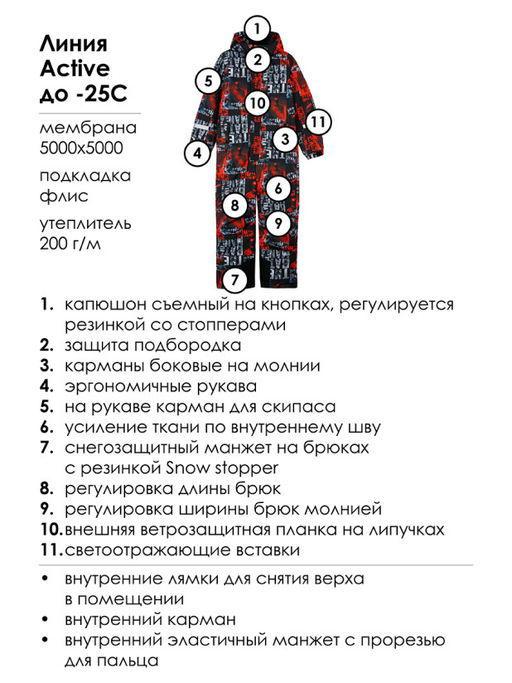 PlayToday / Комбинезон зимний для мальчика  фото 6