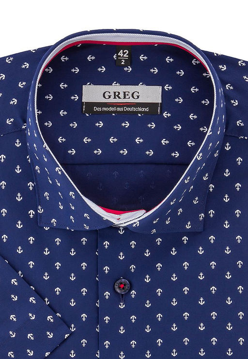 Сорочка мужская короткий рукав GREG 213/109/672/ZS/1
