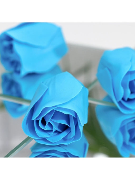 Мыльные розы, синие, набор 3 шт. - SB BEAUTY фото 6