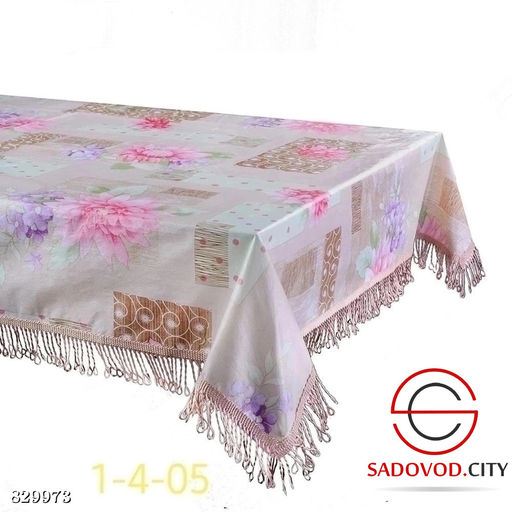 Скатерти клеёнка с бахромой