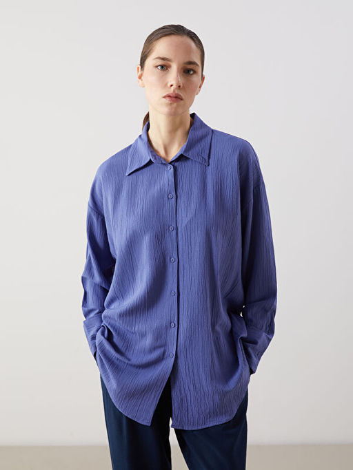 Dokulu Oversize Kad?n G?mlek