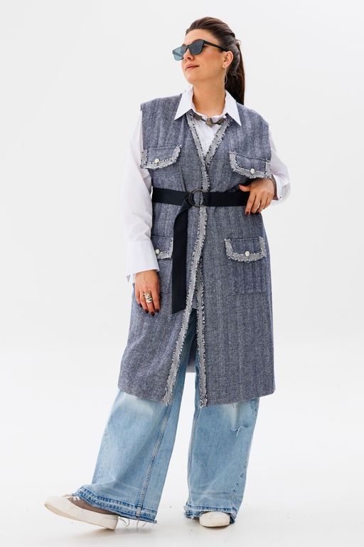 Жилет ANELLI 1366 цвет бури  фото 6