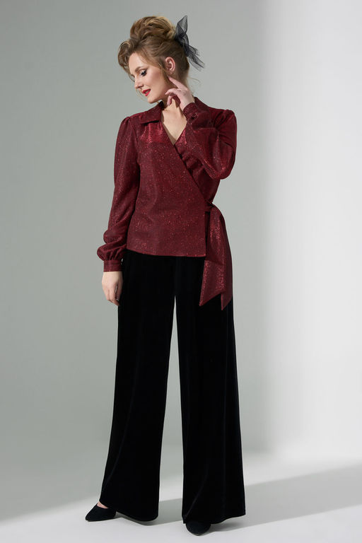 Блуза Euro Moda 484 красный