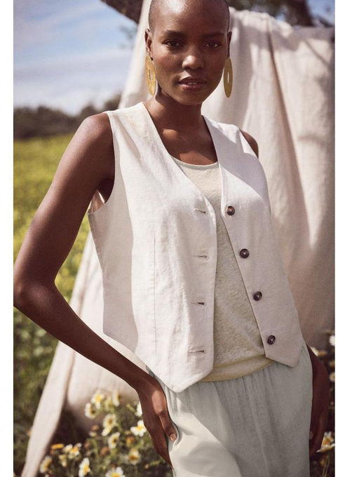 Женские брюки из льна и хлопка ESMARA  фото 7