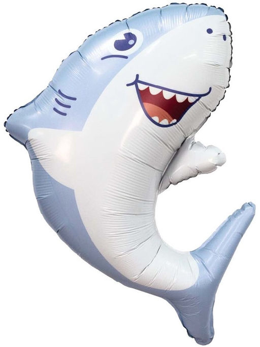 Воздушный шар фольгированный 34" «Акула»