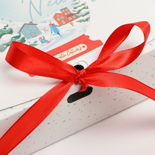 Коробка складная двухсторонняя Шар со снегом, 16.5 12.5 5 см - Дарите счастье фото 4