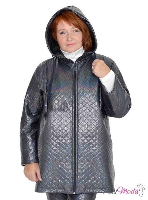 Толстовка-куртка Модель №1001 размеры 44-84 - Plusmoda фото 3