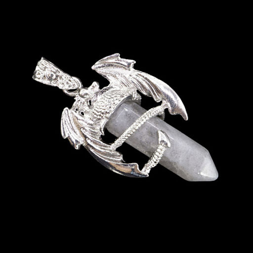 Подвеска Дракон с камнем Лабрадор притягивает энергии счастья, любви и изобилия