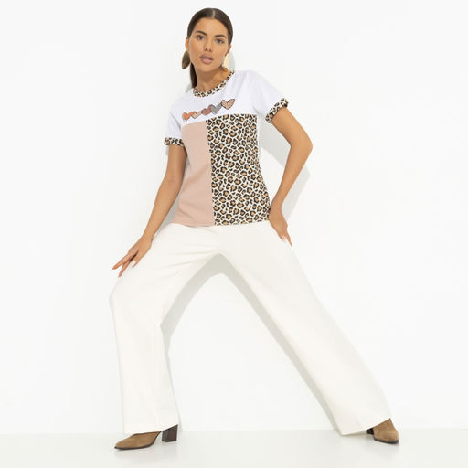 Футболка комбинированная Покоряет не только сердца - Charutti фото 6