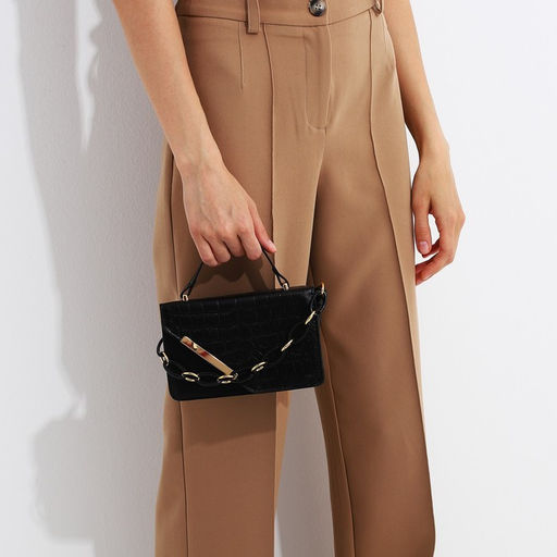 Сумка мессенджер на магните, цвет чёрный - Simaland фото 4