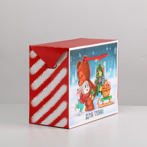 Пакет-коробка Для тебя, 23 18 11 см - Дарите счастье фото 2