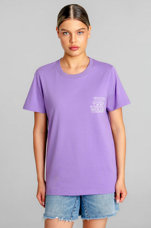 Арт. 3175 Футболка женская 44-52 (5 шт) Цвет:лила - Калинка фото 12