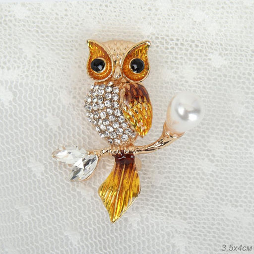 Брошь Сова / 2955 /уп 24/