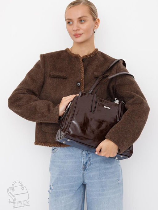 Сумка женская  51150L coffee Velina Fabbiano-Safenta