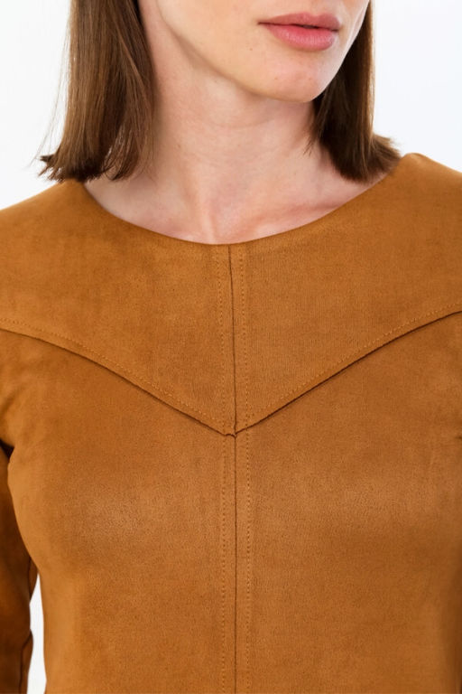 Платье женское, цвет коричневый