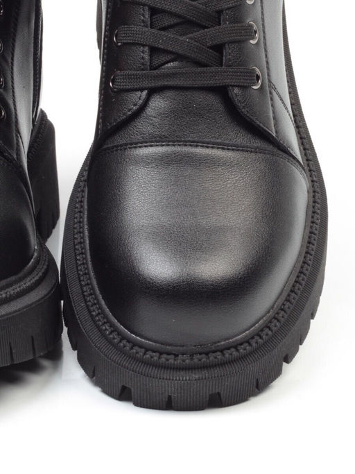 01-5275-1 BLACK Ботинки демисезонные женские (натуральная и искусственная кожа, байка) - Фабричный китай фото 15