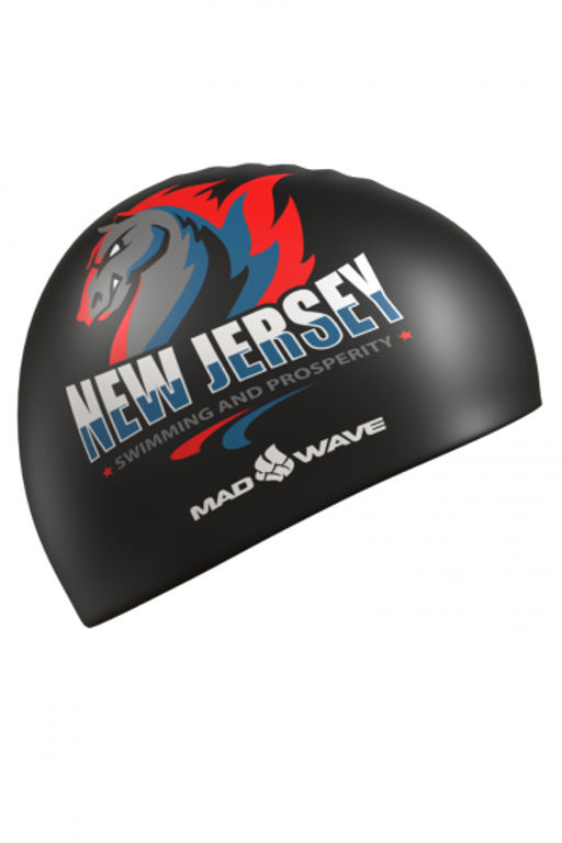 Силиконовая шапочка New Jersey, Michigan, Arizona, Swimming team - Mad wave фото 3