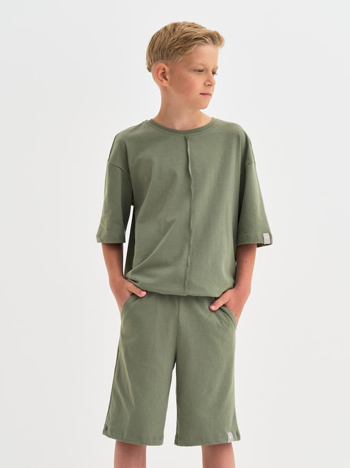 Пижама для мальчика цвета хаки - Kogankids фото 10