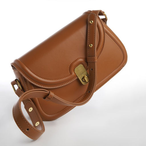 Сумка женская TEXTURA, мессенджер, средний размер, цвет рыжий  фото 5