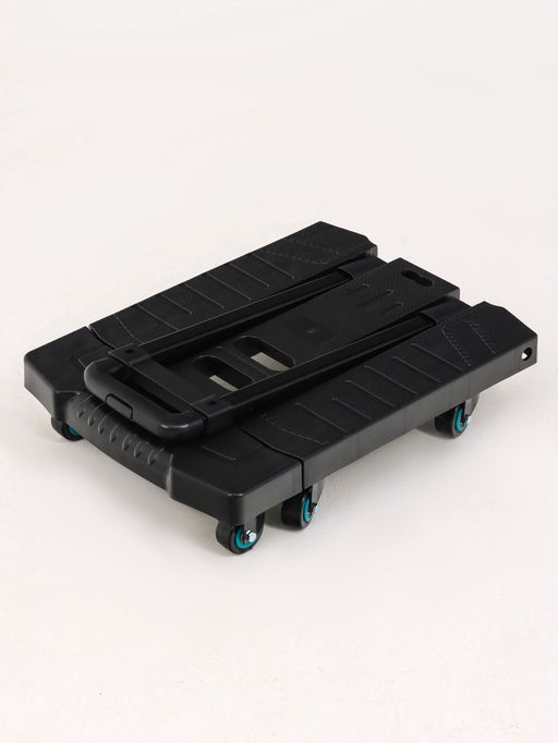 Тележка складная с раздвижной платформой, для перевозки грузов, нагрузка до 100 кг, телескопическая ручка, пластик, Greengo