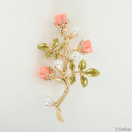 Брошь Цветок / 4178 /уп 24/ - Галеонтрейд фото 3
