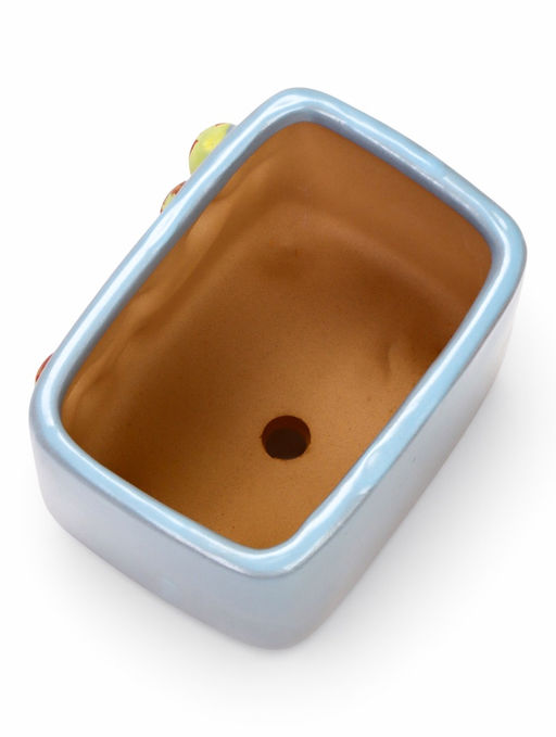 Декоративный горшок для цветов «Вишни», 9×7×8 см, керамический, Greengo