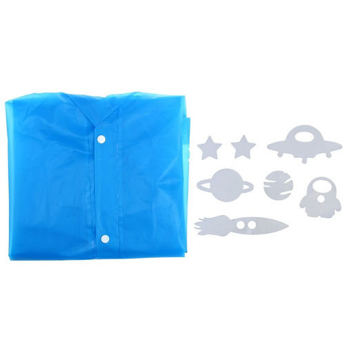 Дождевик Космос со светоотражающими наклейками, рост 120-160 см - Funny toys фото 7