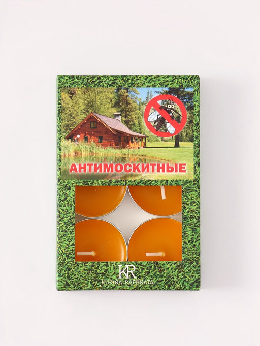 Цена за 2 шт. Свечи антимоскитные, чайные, 6 штук