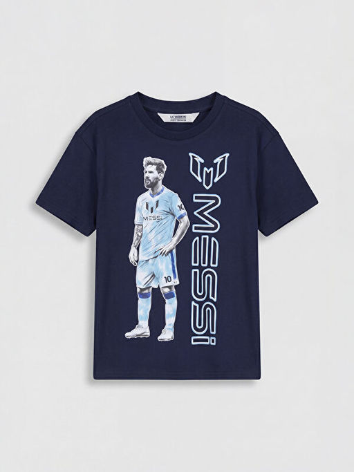Messi Bask?l? Erkek ?ocuk Ti??rt