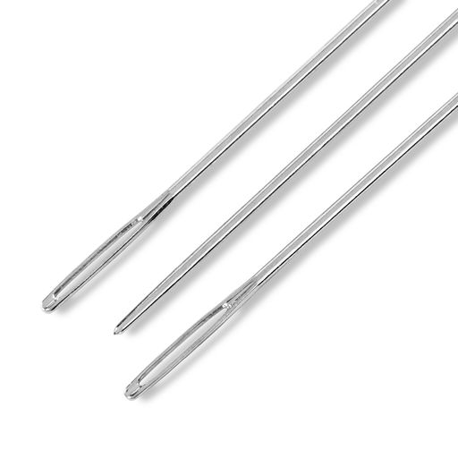 Иглы для шитья ручные PRYM 125562 для вышивания №26 в блистере 6 шт. скругленное острие