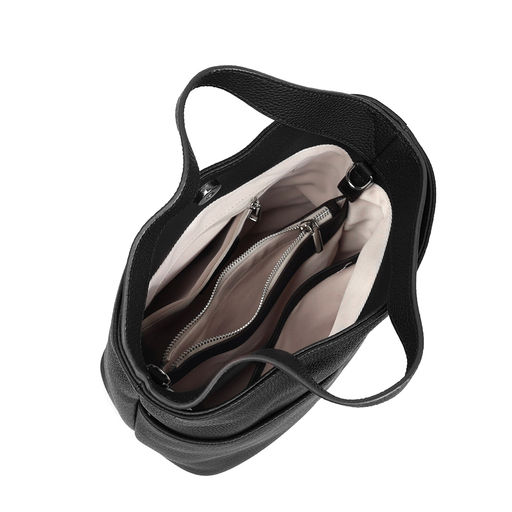 Женская сумка, кожа, MIRONPAN 560608 Черный