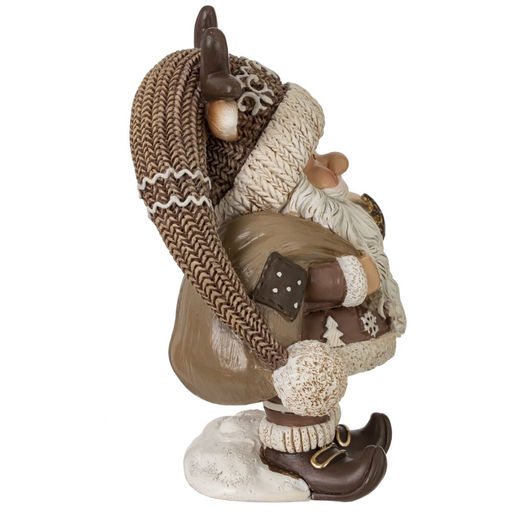 Фигурка декоративная "Дед Мороз", L10 W6,5 H12 см, 2в.