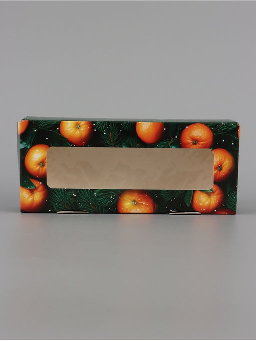 Цена за 5 шт. Коробка складная «Мандарины», 17 × 7 × 4 см