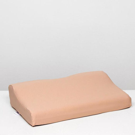 Подушка ортопедическая НТ-ПС-05 «Антихрап», для взрослых, с эффектом памяти и выемкой под плечо, 54×32 см, валики 11/6 см