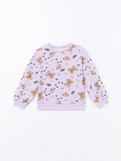 Bisiklet Yaka Polar K?z ?ocuk Pijama Tak?m? - Waikiki фото 2