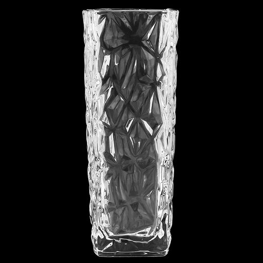 Ваза стеклянная для цветов "Сезон" 300мл, 6х6х15,6см, основание 4,8х4,8см, мозаика, в коробке, "Делисога (Delisoga)" (Китай)