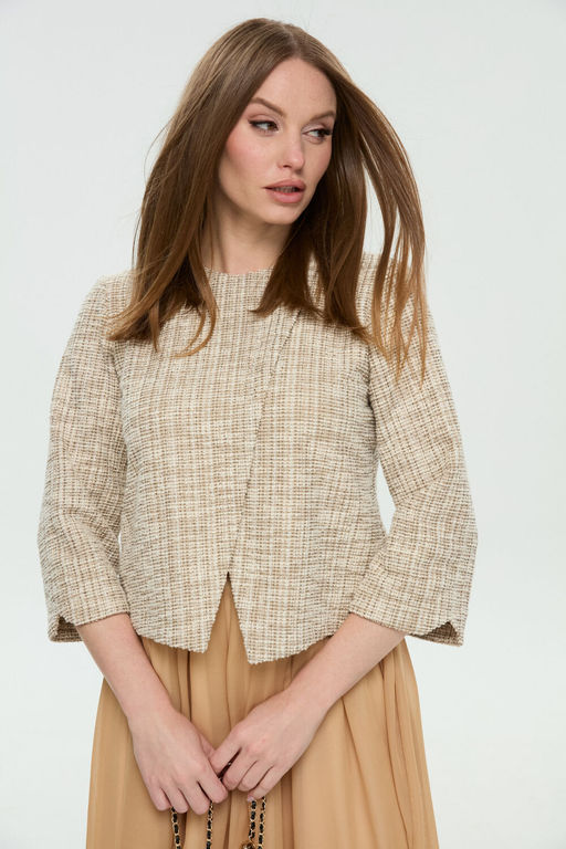 Платье NIKVA н1007-4 песочный  фото 4