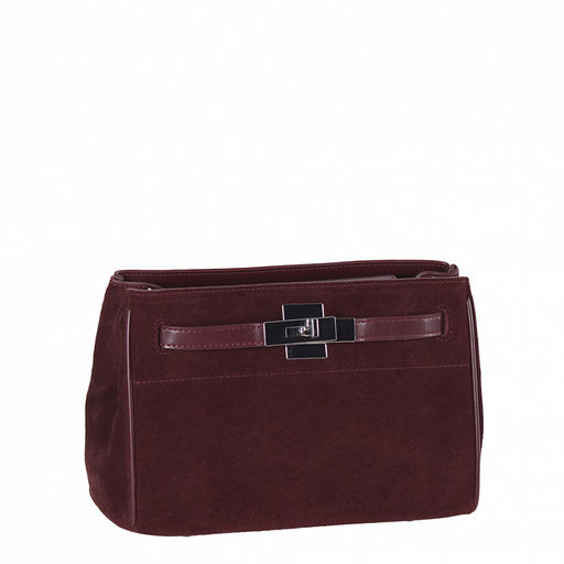 Сумка женская кожаная 6463BDAA wine red Baidou