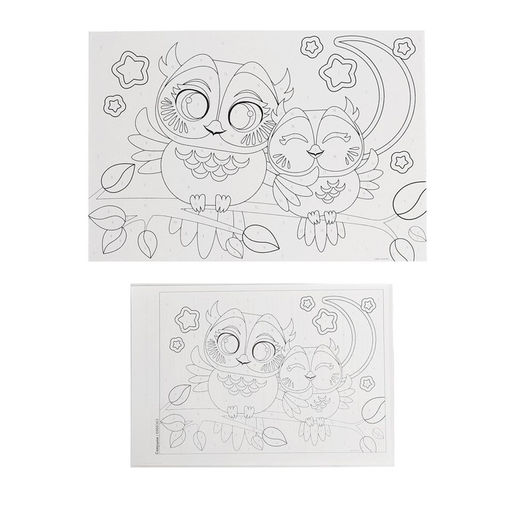 Картина по номерам Совушки 20 28,5 см - Школа талантов фото 5