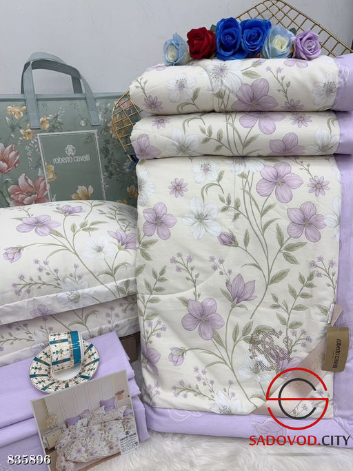 Комплект постельного белья с готовым одеялом