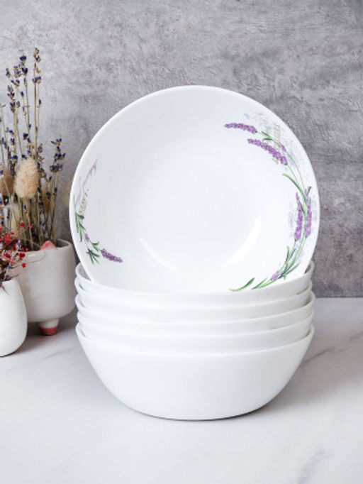 Набор суповых тарелок 6 штук 630 мл 155 мм Дэй / FLMLTW60 (18142-1) /уп 8/ Лаванда - ГалеонТрейд фото 2