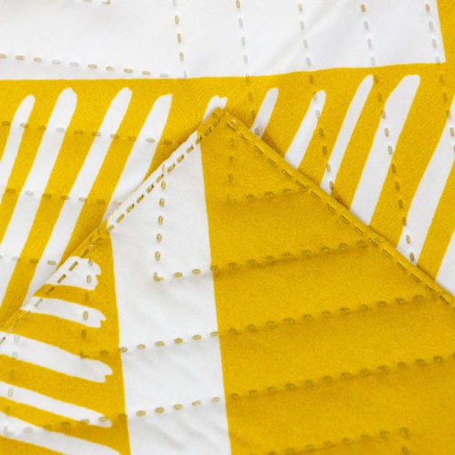 Покрывало LoveLife 2 сп Зигзаги цв. желтый, 180*2105см, микрофайбер, 100% п/э  фото 3