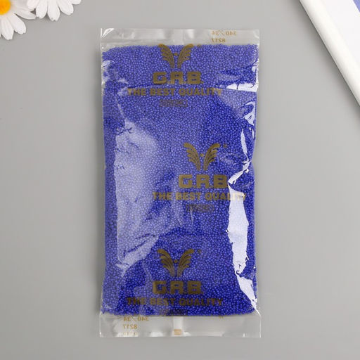 Бисер стекло 12/0 «Синий», ровный №683, 450 г