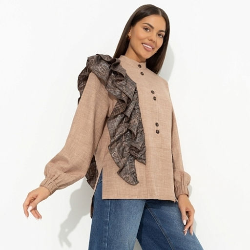 Рубашка дизайнерская Личное достижение (brown) - Charutti фото 4