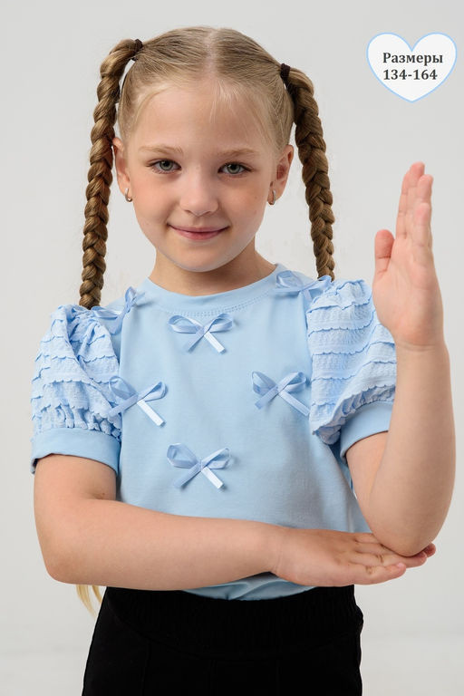 Блузка ЛЕЯ короткий рукав