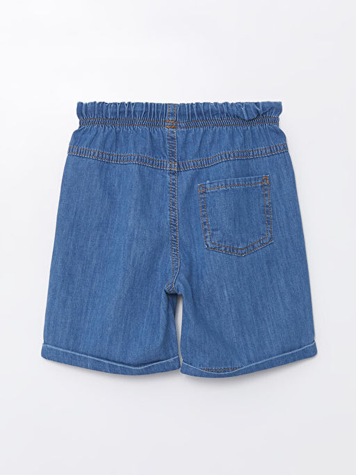 Beli Lastikli Bask?l? Erkek Bebek Jean ?ort - Waikiki фото 2