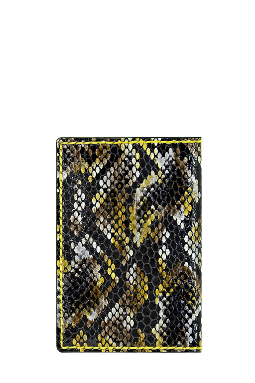 Обложка паспорта MK-9.55 черный+желтый - Protege фото 2